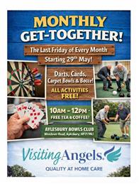 Visiting Angels monthly get together